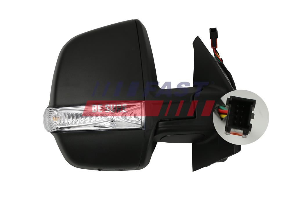 FT88351 MIRROR FIAT DOBLO 09> ELECTRIC RIGHT HEATED+SENSOR CARGO 8 PIN