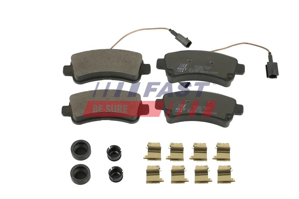 FT29551 PLAQUETTES DE FREIN FIAT DUCATO 14> ARRIÈRE 2-CAPTEURS 20Q