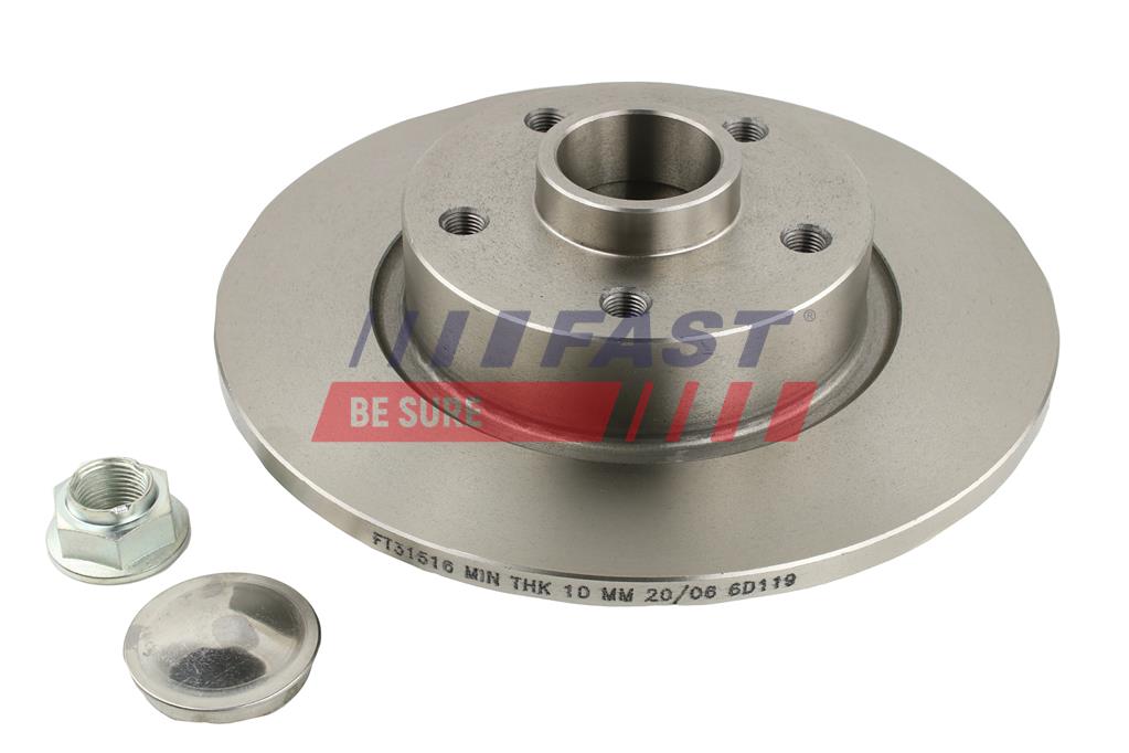 FT31516 DISQUE DE FREIN RENAULT TRAFIC 14> ARRIÈRE G/D ROULEMENT DE ROUE