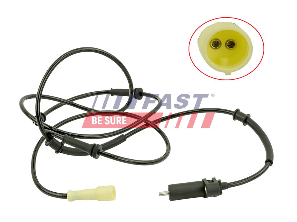FT80860 SENSOR ABS FIAT DUCATO 02> TRASERO DCHA. 2-PIN
