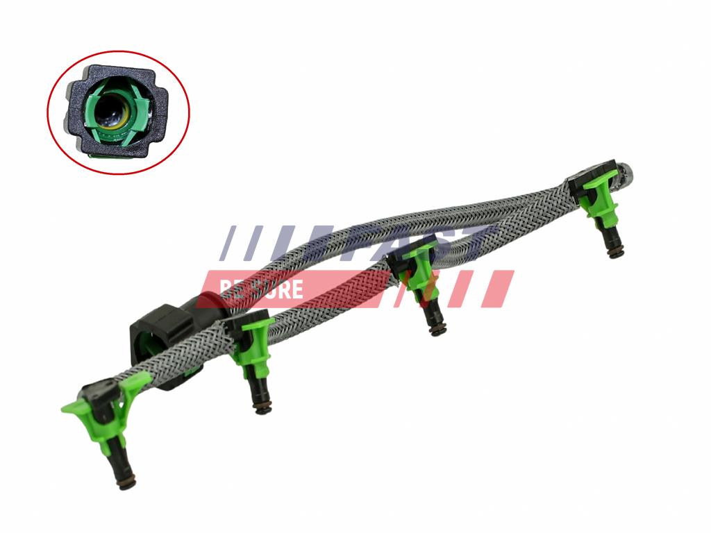 FT39533 ТОПЛИВНАЯ ТРУБКА FORD TRANSIT COURIER 14> ПОВОРОТНЫЙ 1.5 / 1.6 TDCI