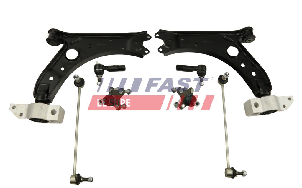 FT00139 КОМПЛЕКТ РЫЧАГОВ AUDI A3 8L 96> ПЕРЁД КОМПЛЕКТ ЛЕВ+ПРАВ 8P GOLF V WYK. BLACHA