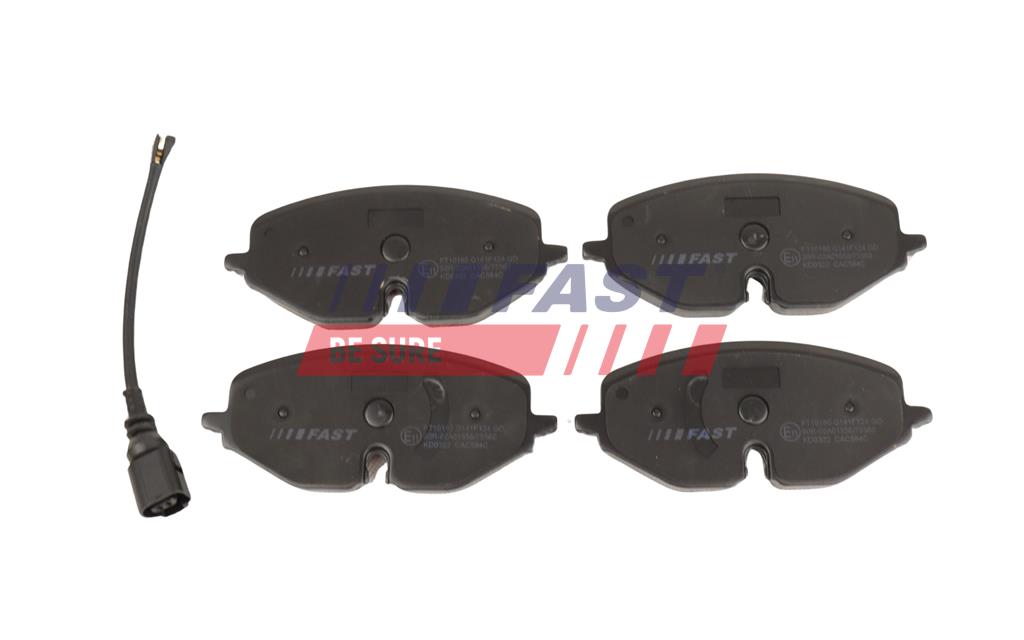 FT10180 КОЛОДКИ ГАЛЬМІВНІ FORD TRANSIT CONNECT 22> ПЕРЕД 1-ДАТЧИК
