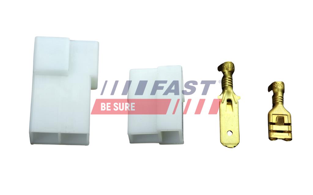 FT11440 PLUG CONNECTOR - MALE + FEMALE 2-PIN