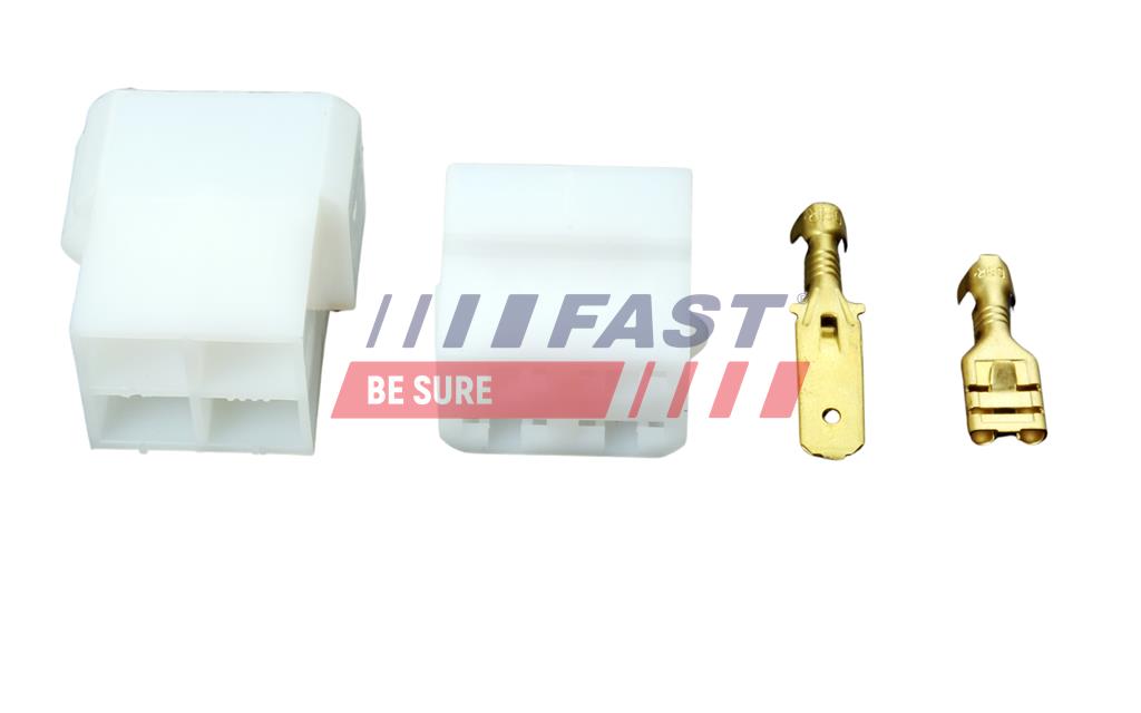 FT11442 PLUG CONNECTOR - MALE + FEMALE 4-PIN