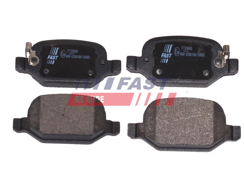 FT29089 PASTIGLIE FRENO FIAT 500 07> POSTERIORE SENZA SENSORE