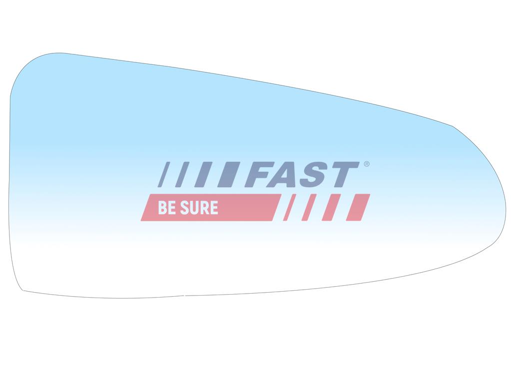 FT88581 SPIEGELGLAS FORD TRANSIT CUSTOM 12> L UNTEN