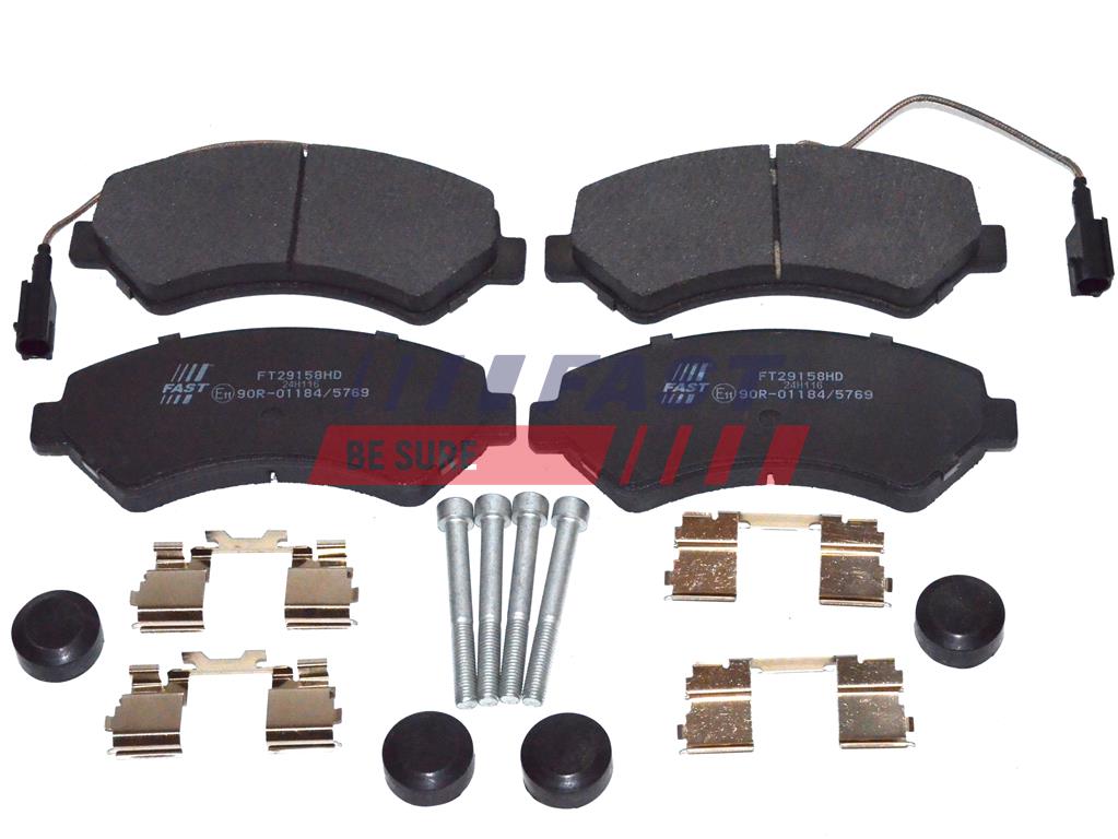 FT29158HD PASTIGLIE FRENO FIAT DUCATO 06> ANTERIORE 2-SENSORI 17Q HEAVY 11> SPRING 74MM