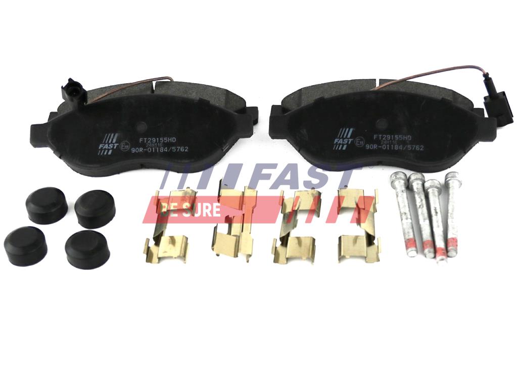 FT29155HD BREMSBELÄGE FIAT DUCATO 06> VORNE 2-CZUJNIKI 12/15/17Q LIGHT
