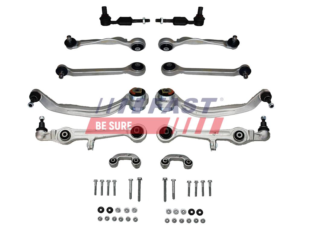 FT15668 WAHACZE ZESTAW AUDI A4 B5 94> PRZÓD KPL LE+PR  >01