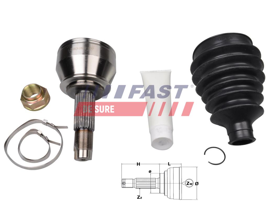 FT25072K PRZEGUB HOMOKIN FIAT DOBLO 00> ZEWN 1.3 JTD
