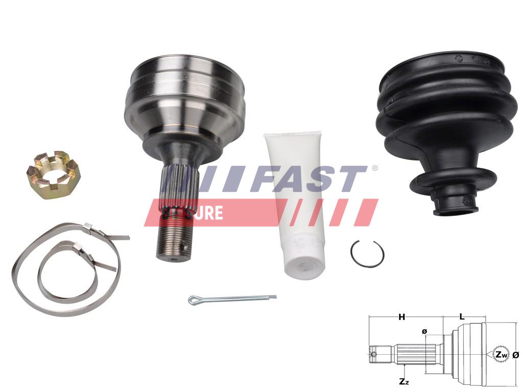 FT25089K ШРУС CITROEN BERLINGO 08> ВНЕШ 1.6 HDI