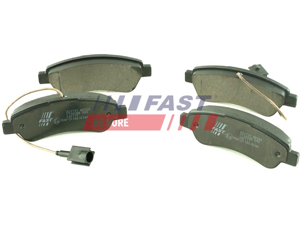 FT29098 BRZDOVÉ DESTIČKY FIAT DUCATO 14> VZAD 2- SENZORY 12/15/17/20Q BOSCH
