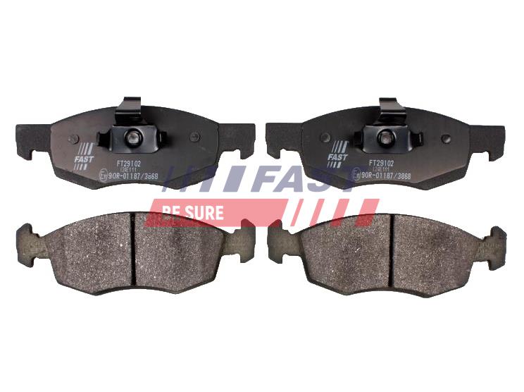 FT29102 КОЛОДКИ ТОРМОЗНЫЕ FIAT DOBLO 00> ПЕРЕД БЕЗ ДАТЧИКА