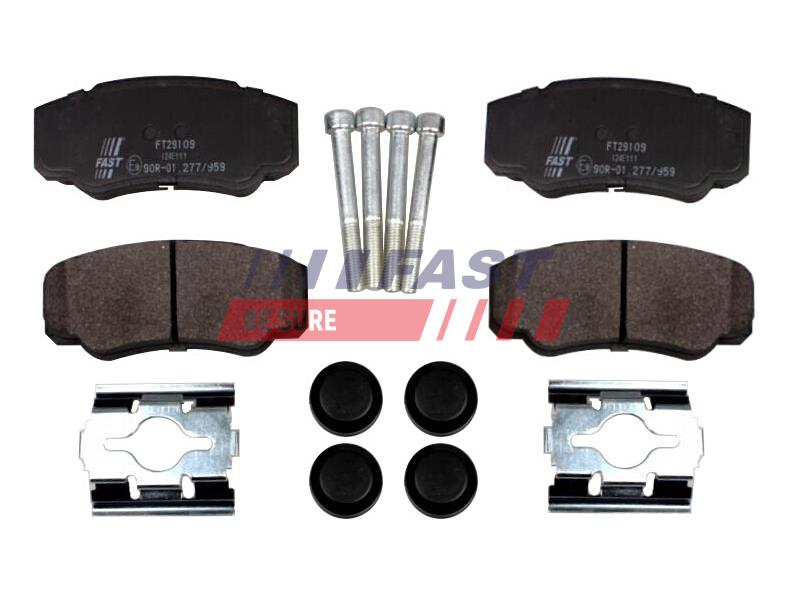 FT29109 BRZDOVÉ DESTIČKY FIAT DUCATO 02> VZAD BEZ SENSOR