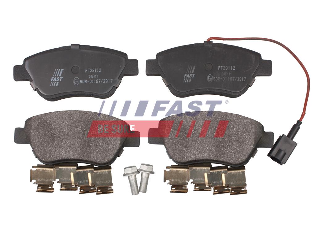 FT29112 BRZDOVÉ DESTIČKY FIAT FIORINO 07> PŘEDNÍ 1 -SENZOR