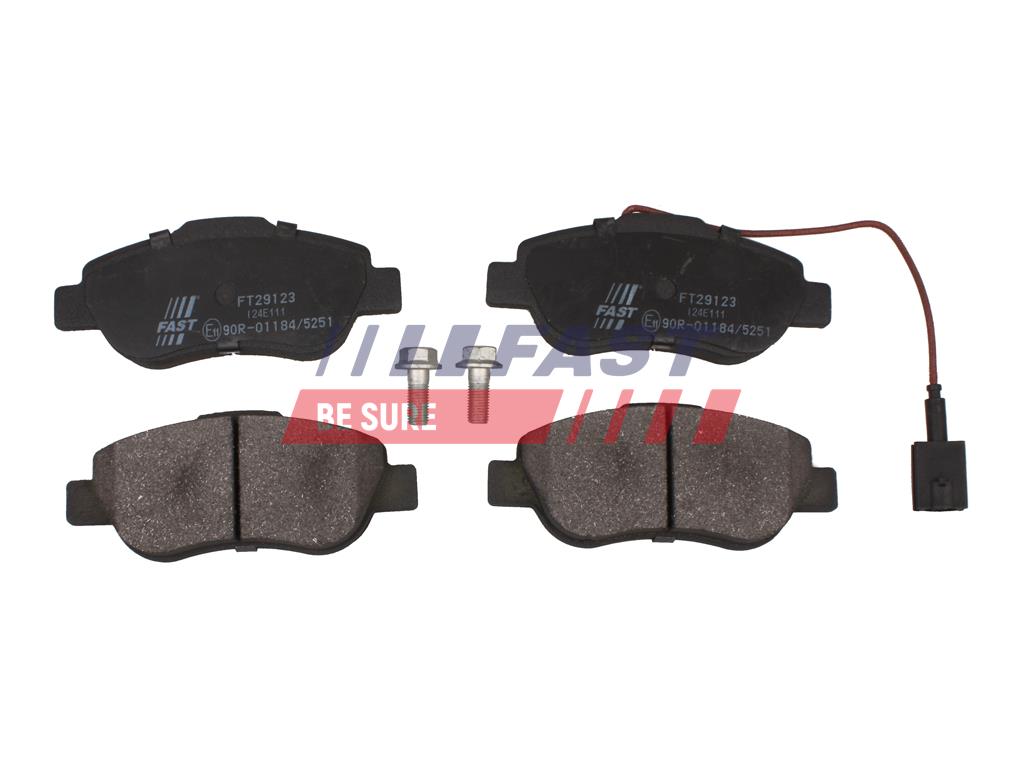 FT29123 PLAQUETTES DE FREIN FIAT FIORINO 07> AVANT CAPTEUR