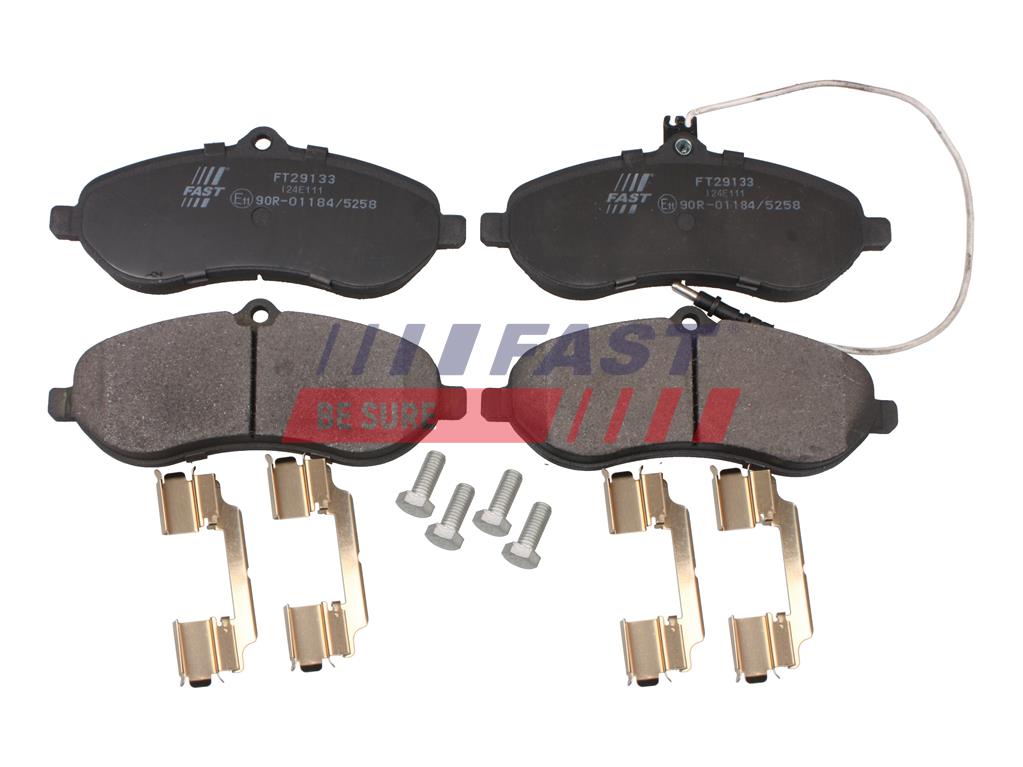 FT29133 КОЛОДКИ ТОРМОЗНЫЕ FIAT SCUDO 07> ПЕРЕД 1-ДАТЧИК 1.6/2.0 MJTD