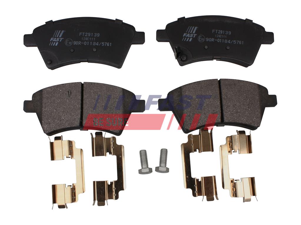FT29139 BRZDOVÉ DESTIČKY FIAT SEDICI 06> PŘEDNÍ BEZ SENSOR 1.6/1.9/2.0