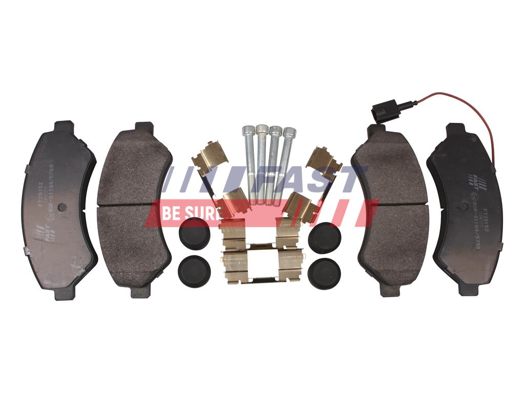 FT29152 PLAQUETTES DE FREIN FIAT DUCATO 06> AVANT CAPTEUR 17Q HEAVY SPRING 68MM