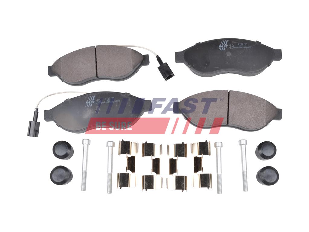 FT29155 PLAQUETTES DE FREIN FIAT DUCATO 06> AVANT 2-CAPTEURS 12/15/17Q LIGHT