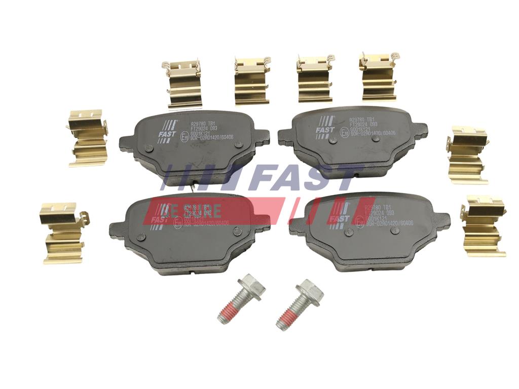FT29024 PASTIGLIE FRENO CITROEN BERLINGO 18> POSTERIORE