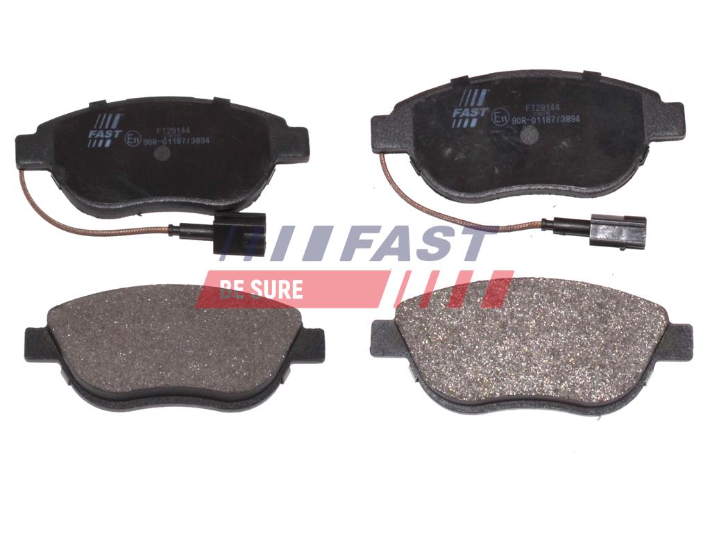 FT29144 BRZDOVÉ DESTIČKY FIAT DOBLO 09> PŘEDNÍ 2- SENZORY