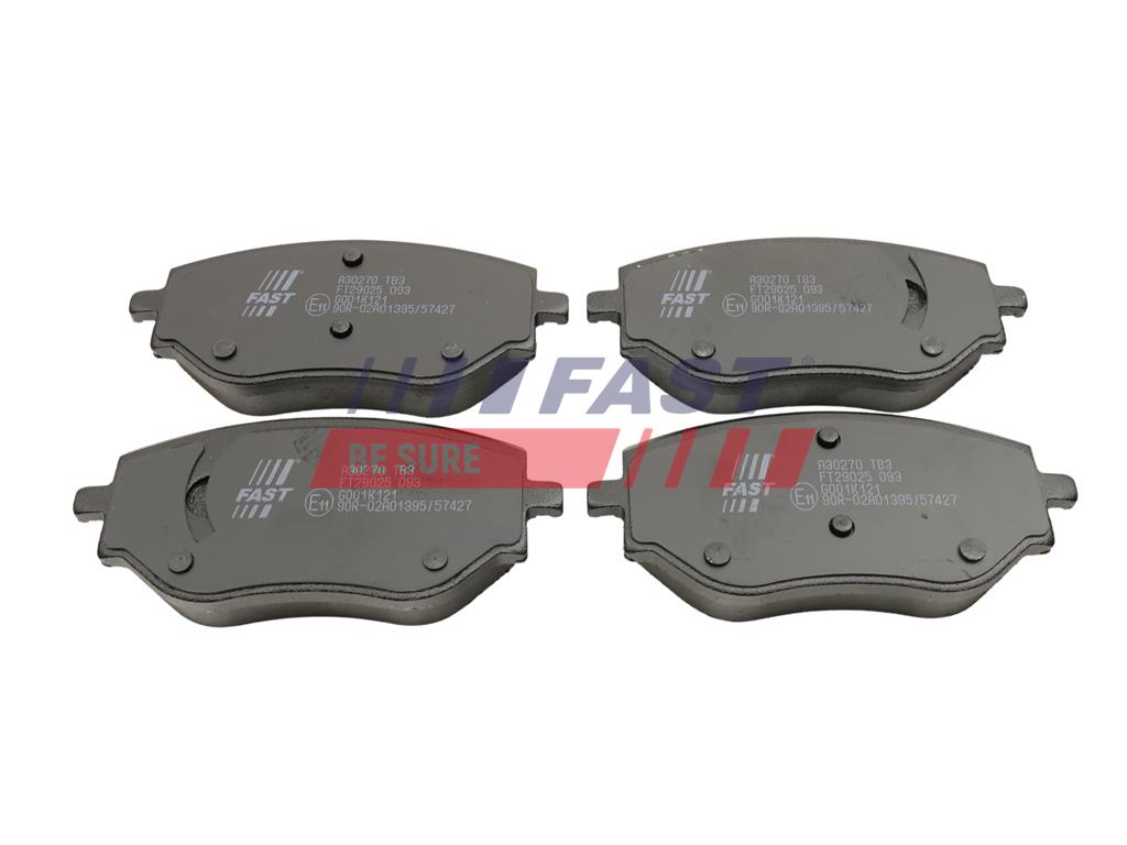 FT29025 КОЛОДКИ ГАЛЬМІВНІ RENAULT CLIO V 19> ПЕРЕД 19>