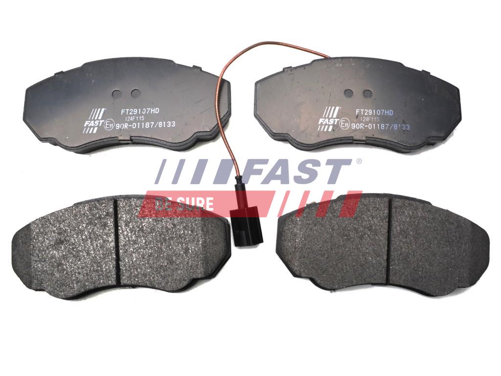 FT29107HD BRAKE PADS FIAT DUCATO 02> FRONT 1-SENSOR 10/14Q