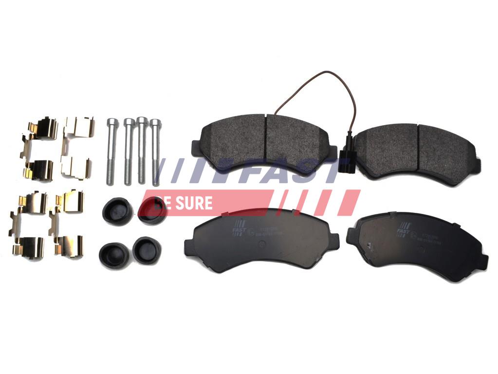 FT29132HD PLAQUETTES DE FREIN FIAT DUCATO 06> AVANT CAPTEUR 20Q SPRING 74MM