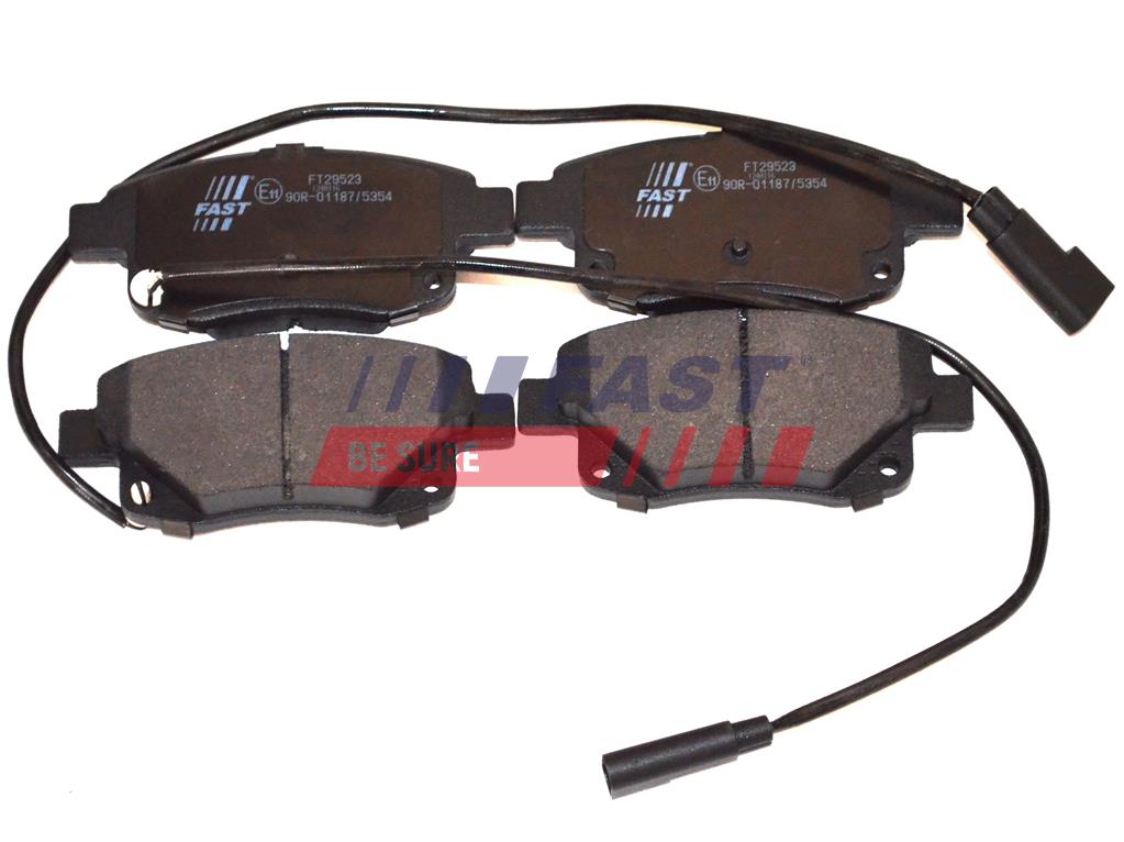 FT29523 BRAKE PADS FORD TRANSIT 06> REAR 2-SENSORS