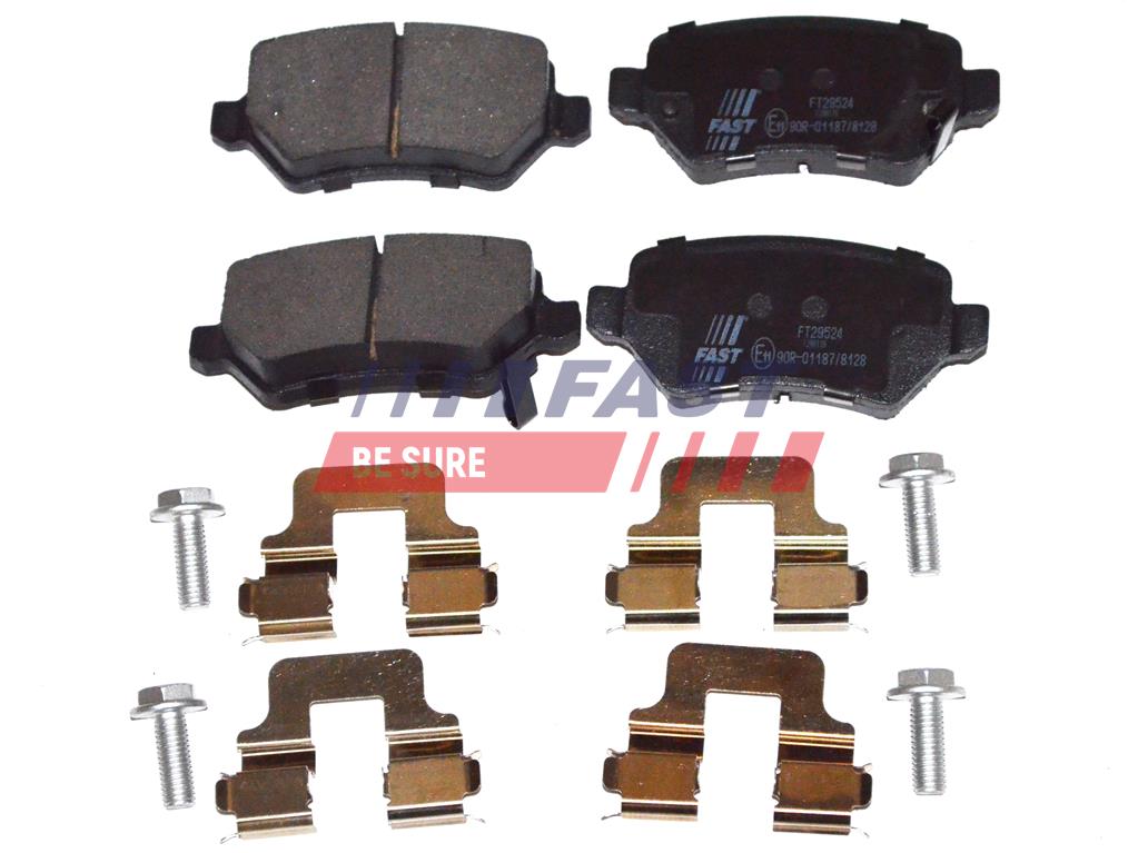 FT29524 BRAKE PADS OPEL ASTRA G 98> REAR WITHOUT SENSOR