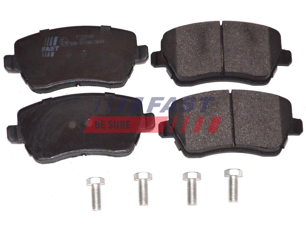 FT29530 KLOCKI HAM RENAULT KANGOO II 08> PRZÓD BEZ CZUJNIKA SHORT/WHEEL=14"