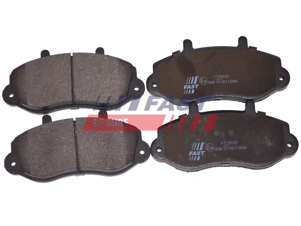 FT29539 BRAKE PADS RENAULT MASTER II 98> FRONT WITHOUT SENSOR >03