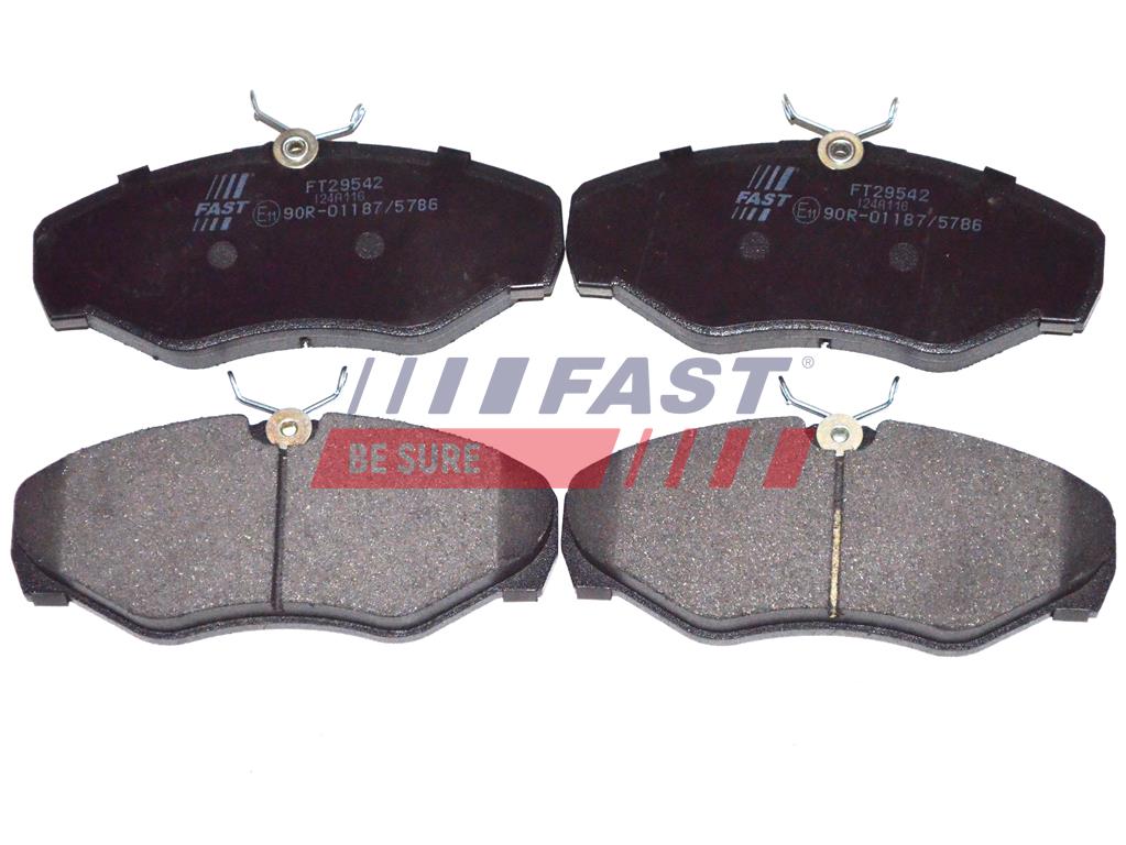 FT29542 BRAKE PADS RENAULT TRAFIC 01> FRONT WITHOUT SENSOR