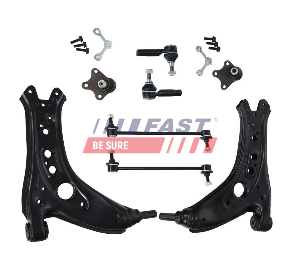 FT00132 КОМПЛЕКТ РЫЧАГОВ VW POLO IV 01> ПЕРЁД КОМПЛЕКТ ЛЕВ+ПРАВ 9N FABIA I