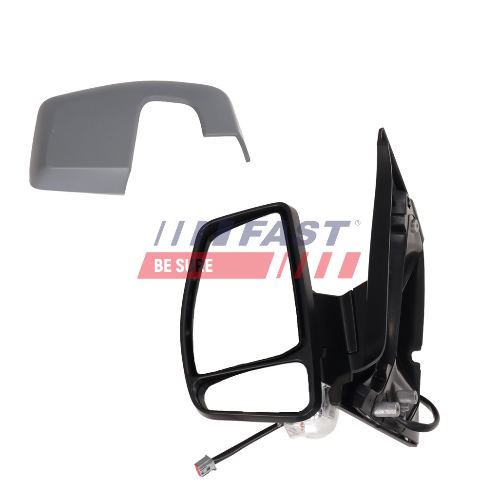 FT12901 ДЗЕРКАЛО FORD TRANSIT CUSTOM 12> ЕЛЕКТР ЛВ ПІДІГРІВ 18> 6 PIN